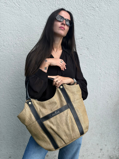 Tote Hogan rafia