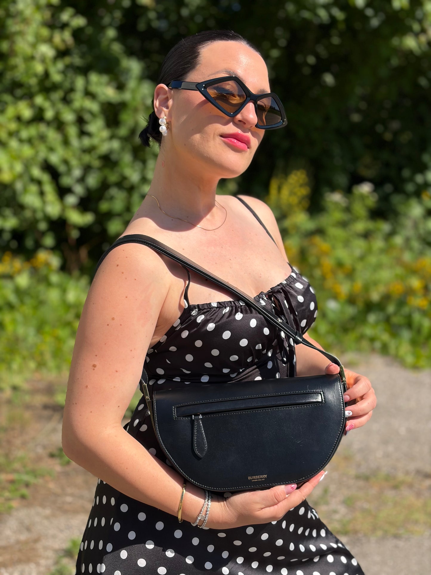 Borsa Olympia Burberry nera