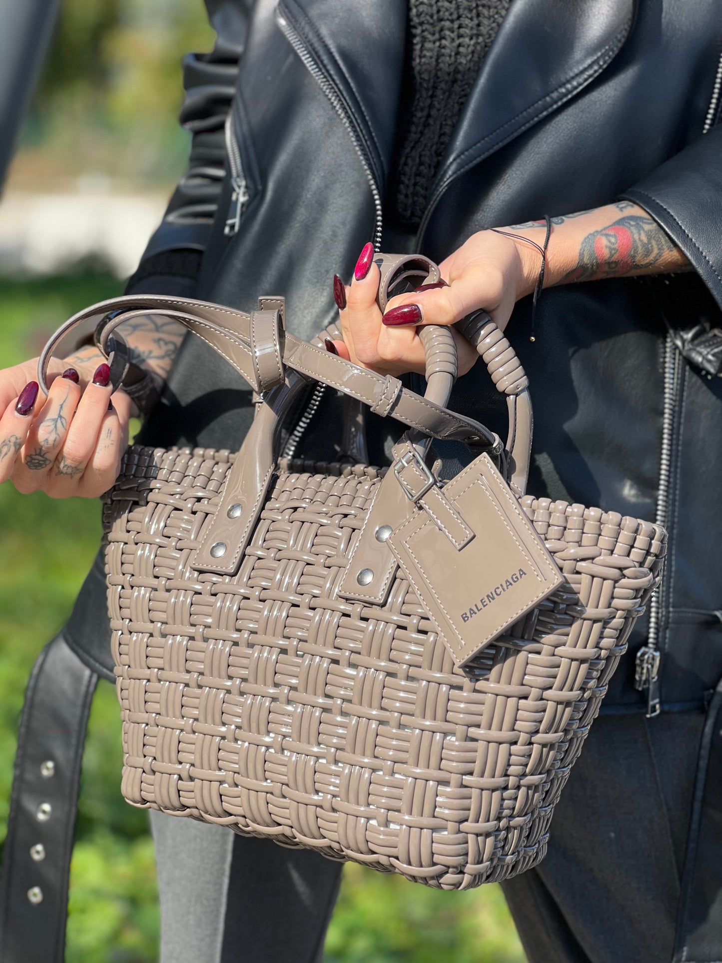 Borsa Balenciaga Bistro Basket