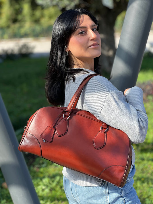 Bauletto Prada terracotta