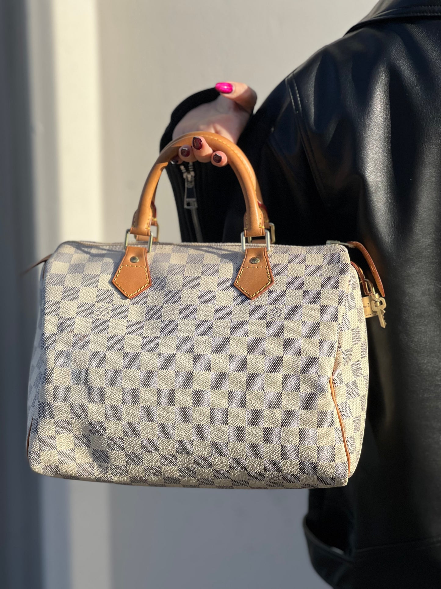 Speedy 30 Damier Azur Louis Vuitton