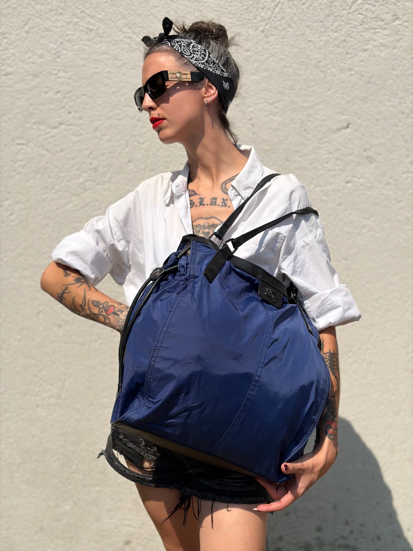 Shopper Burberry blu
