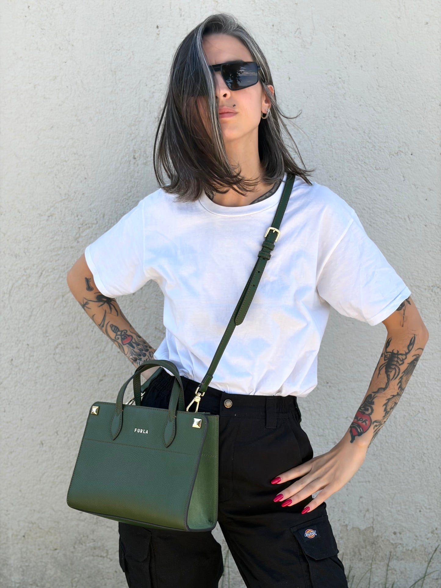 Tote Aphrodite Furla verde