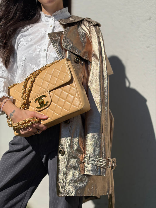 Trench Burberry oro tg 40