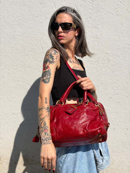 Tote Prada bordeaux