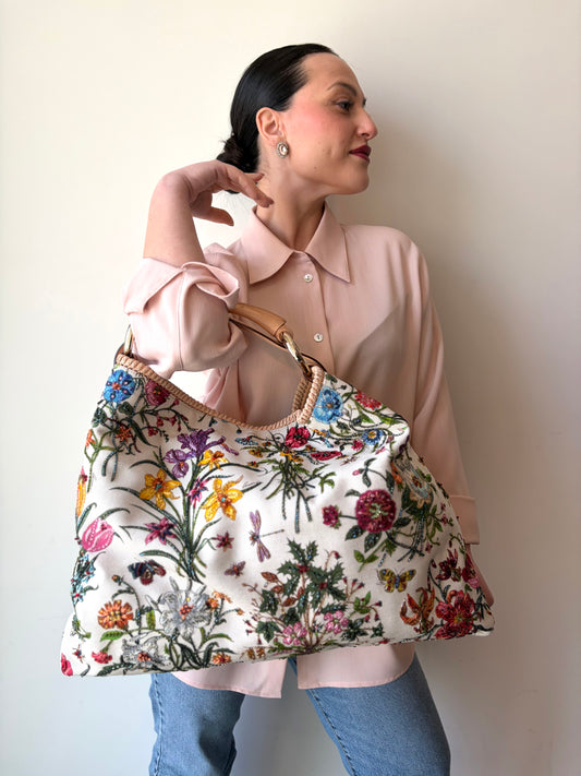 Borsa Gucci Flora Horsebit