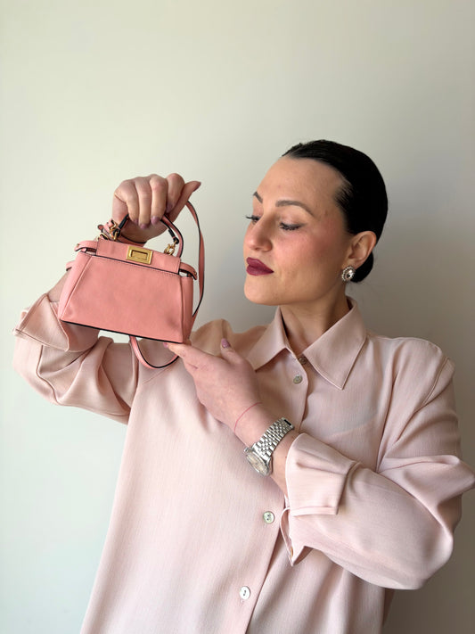 Borsa Fendi micro Peekaboo