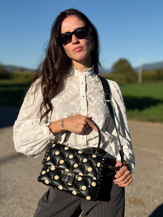 Borsa Valentino Garavani Candystud pois
