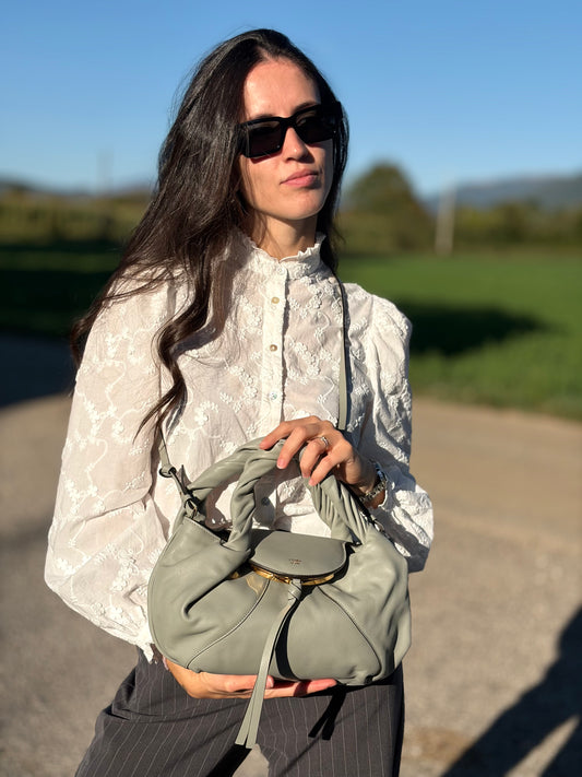 Fendi Spy Small Leather Green