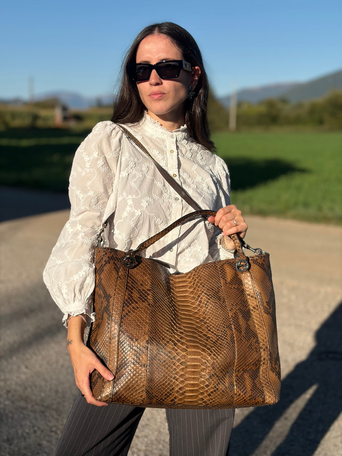 Tote Gucci Miss GG Python