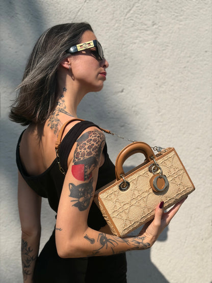 Borsa Dior Lady D-Joy Rafia