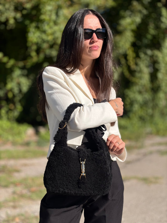 Borsa Gucci Jackie shearling