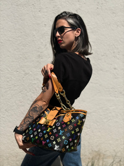 Borsa Annie Takashi Murakami x LV personalizzata