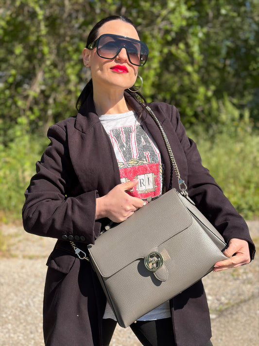 Tracolla Gucci Interlocking