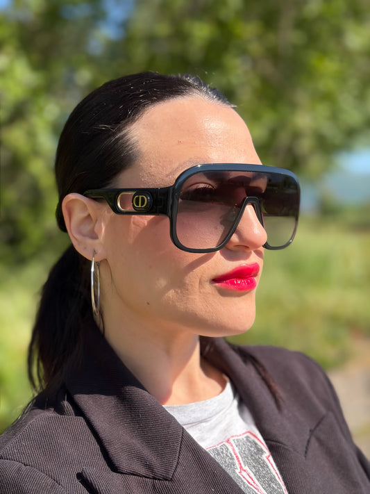 Occhiali da sole Dior Bobby Sport M1U neri