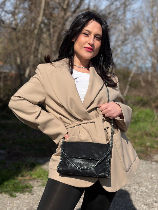 Tracolla Falabella Stella McCartney nera