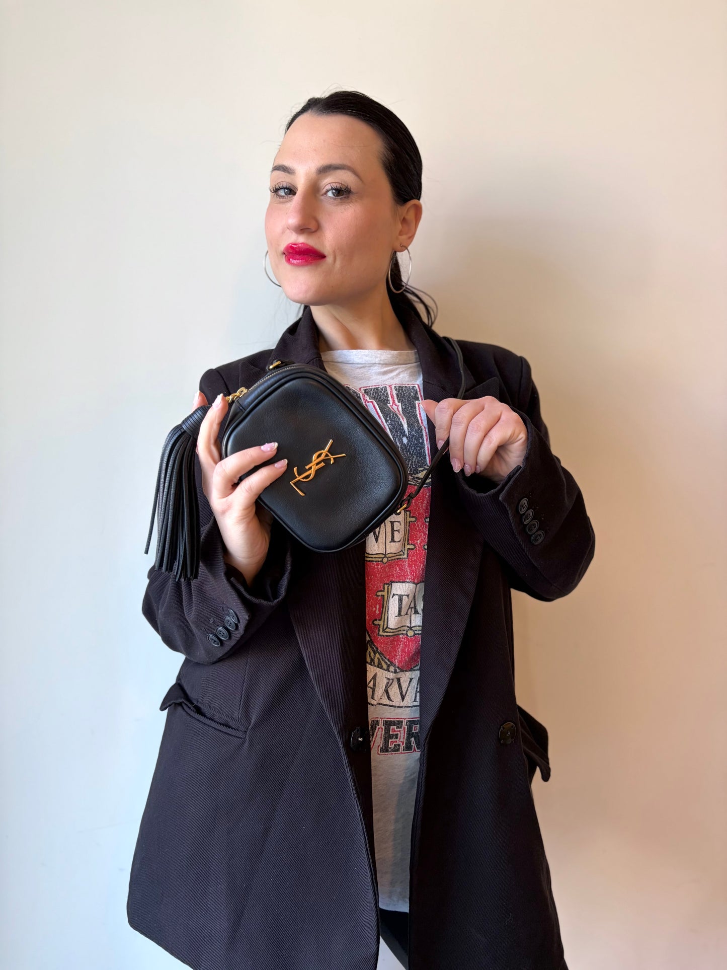 Borsa Blogger Bag Saint Laurent nera
