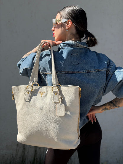 Tote Prada bianca