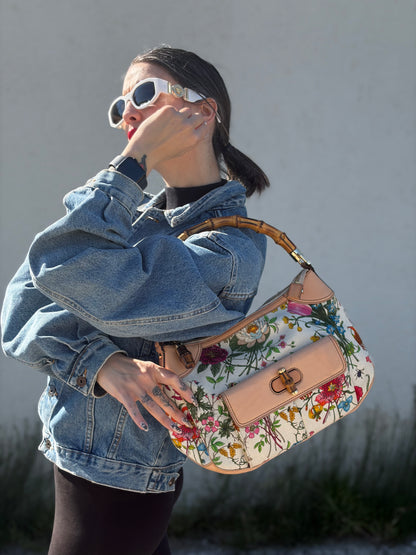 Borsa Gucci Flora Bamboo