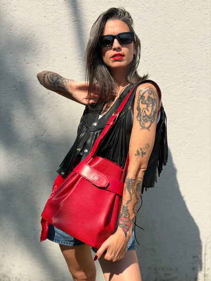 Secchiello Sac d'Epaule Epi Louis Vuitton