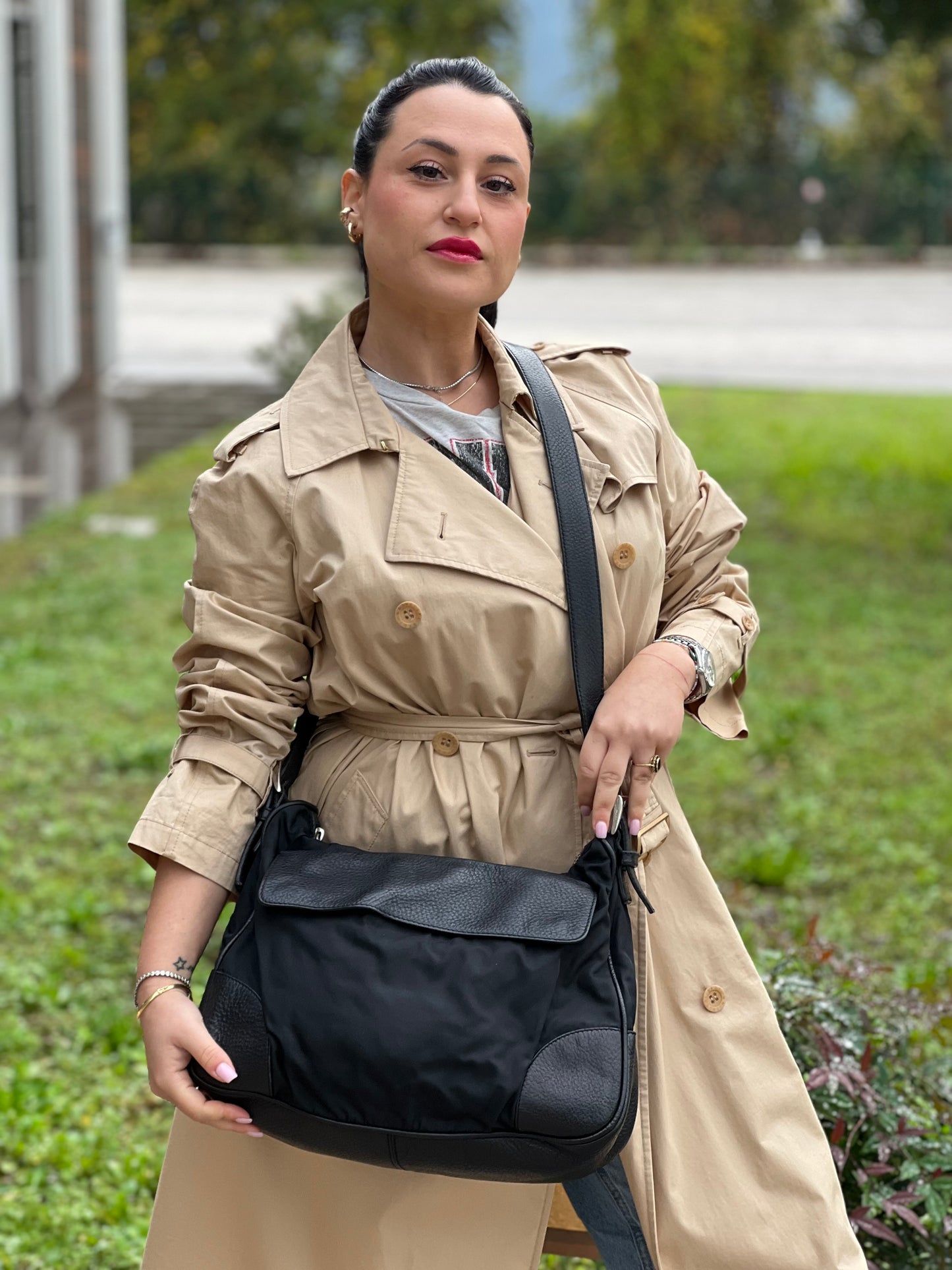 Tracolla Prada Nylon