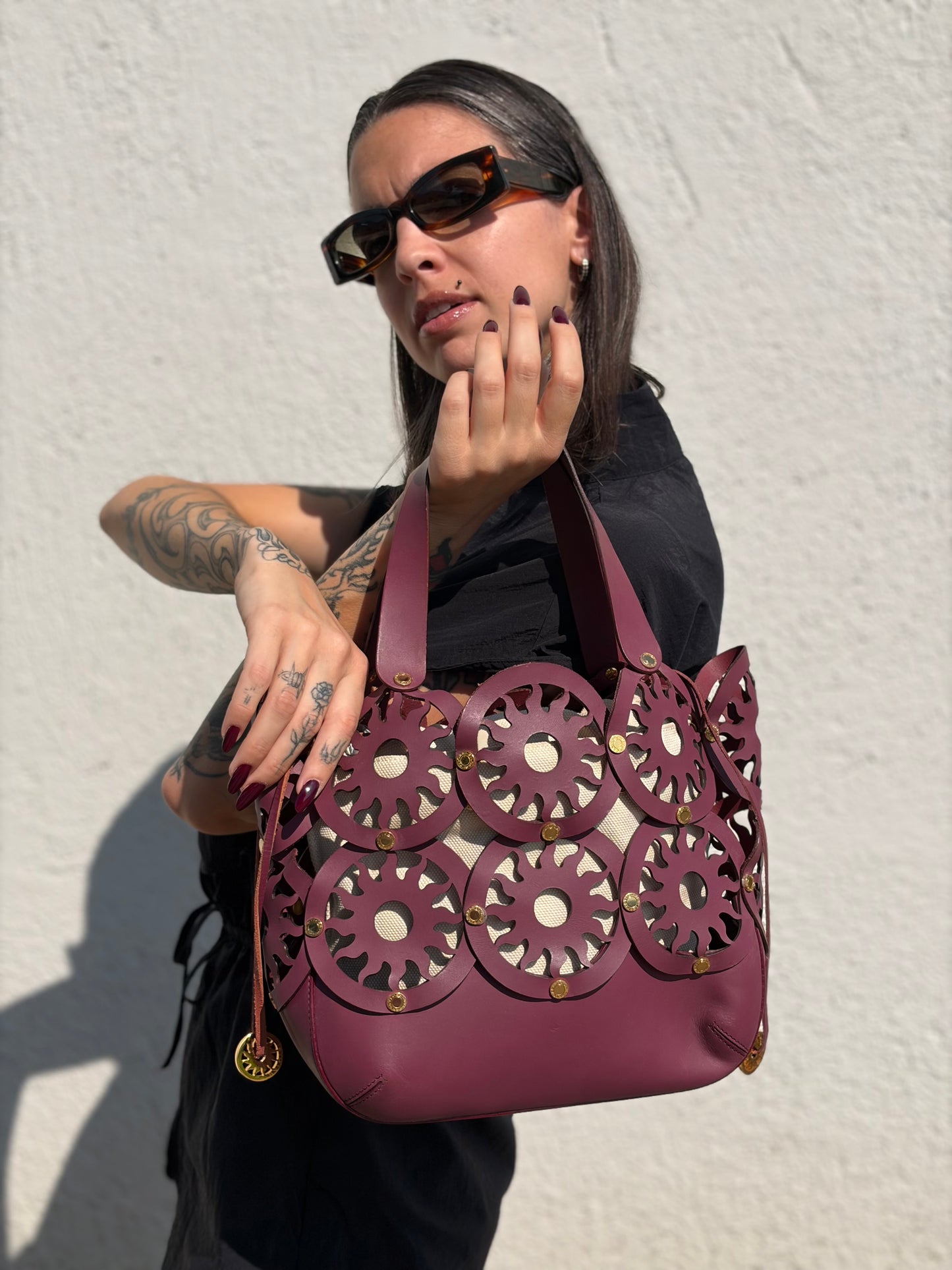 Borsa Bulgari traforata
