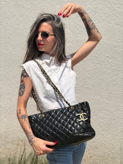 Borsa Chanel trapuntata nera