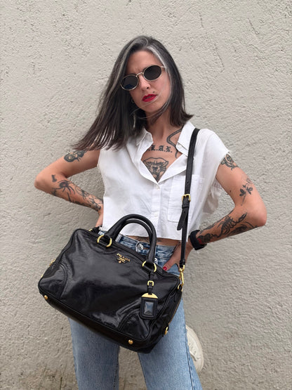 Satchel Prada nera