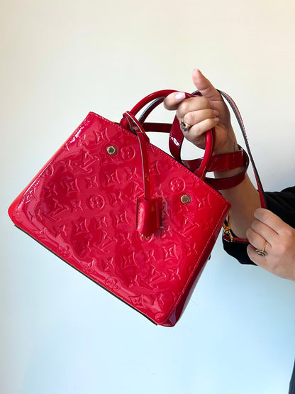 Borsa Montaigne BB Vernis Louis Vuitton