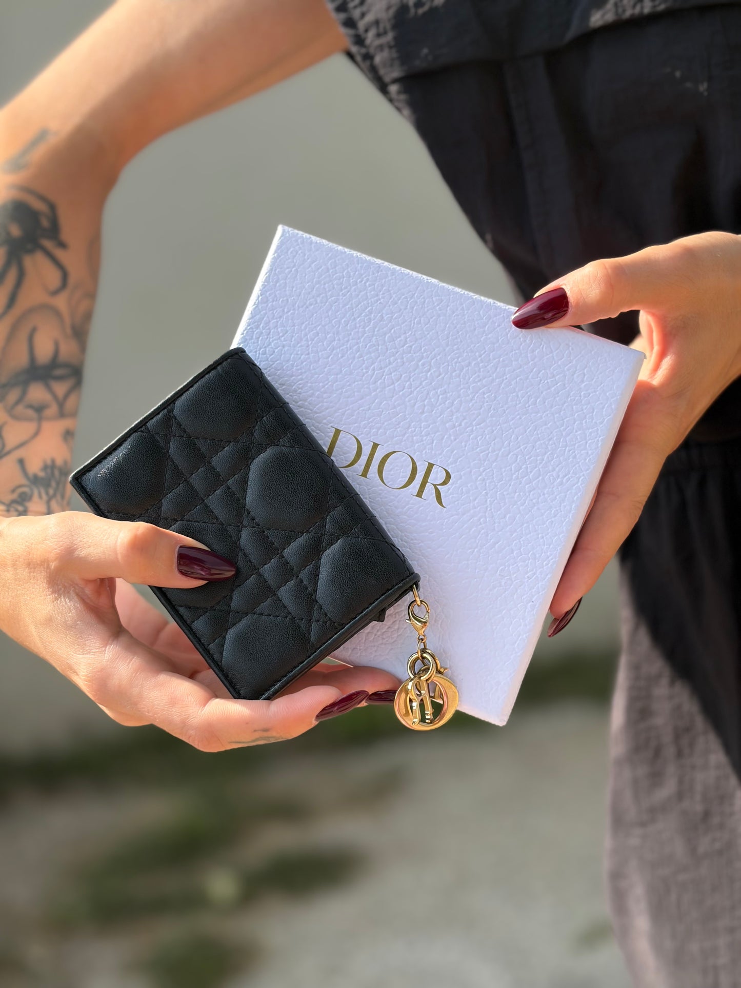 Portamonete Christian Dior nero
