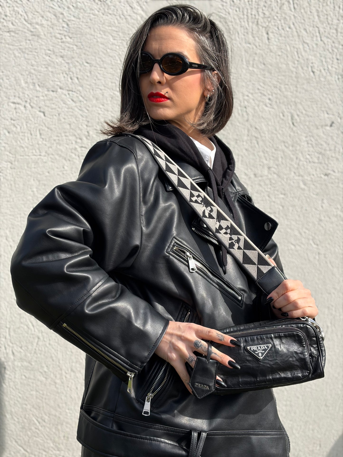 Prada Antique in nappa nera