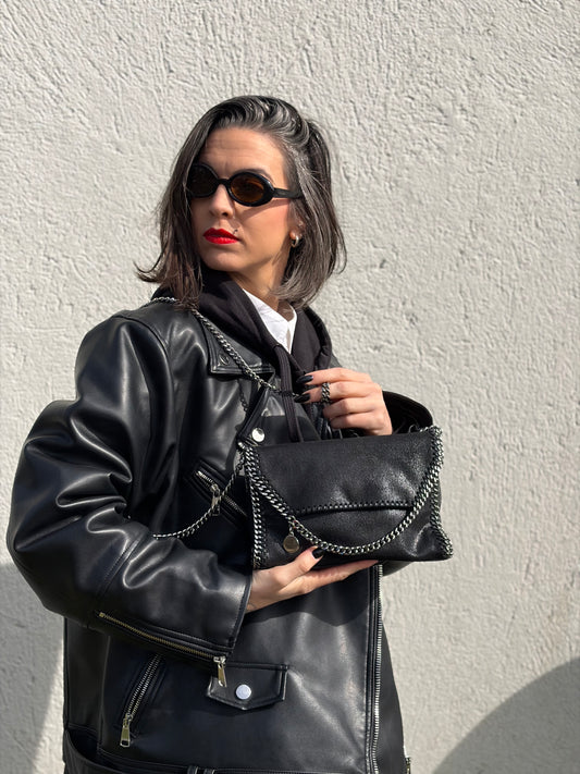 Tracolla Falabella Stella McCartney nera