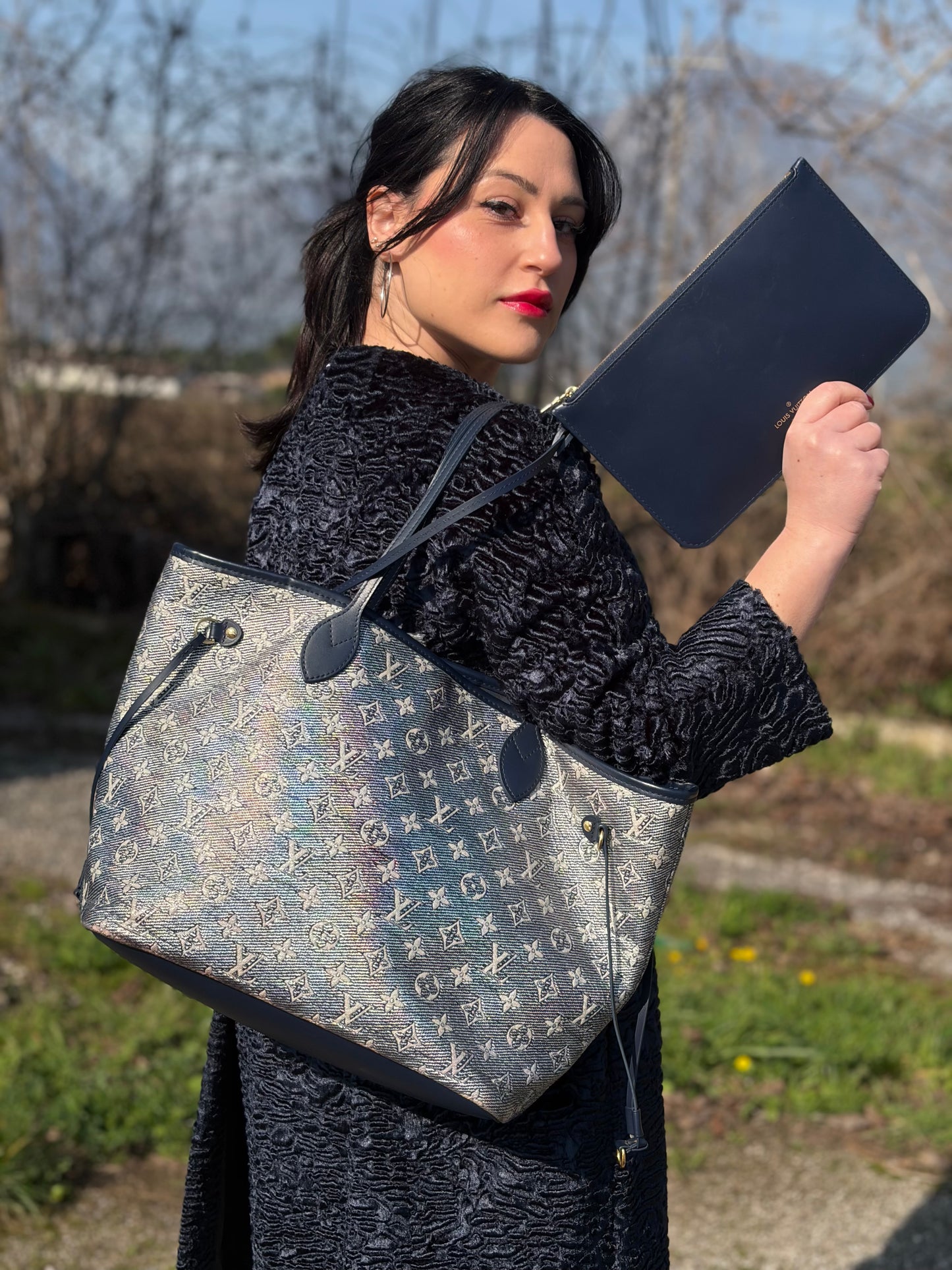 Neverfull MM Monoglam Louis Vuitton