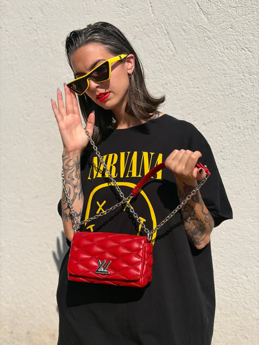 GO-14 Louis Vuitton PM rossa