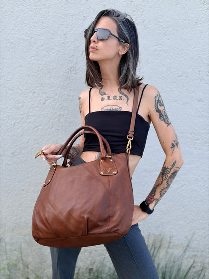 Tote cervo shine Prada