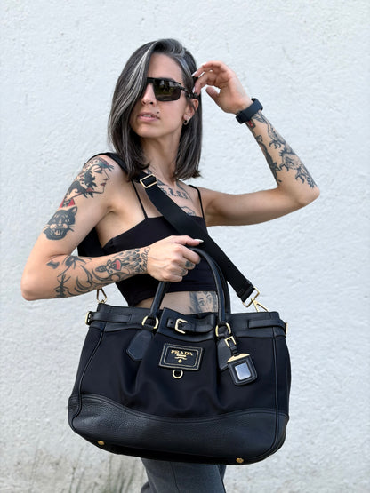 Satchel Prada nera