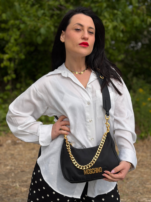Hobo Moschino nera