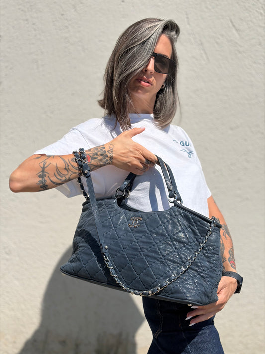 Tote Sea Hit Chanel blu