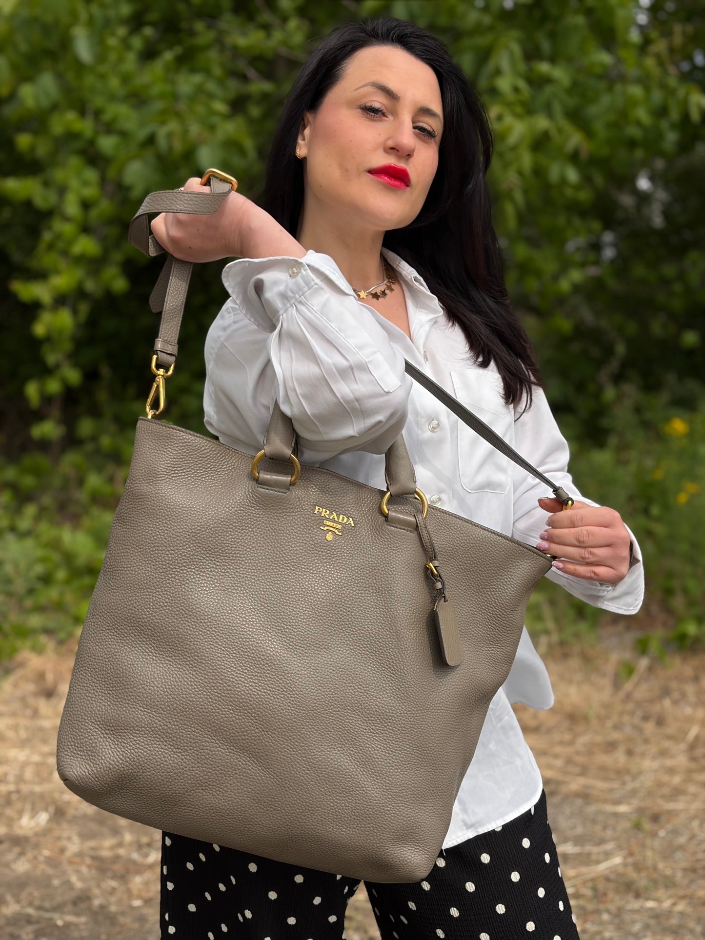 Tote Prada Grigia