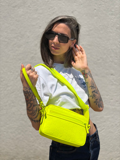 Tracolla Rubber Gucci GG