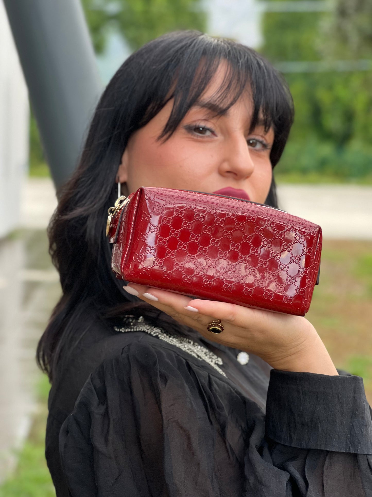 Pochette Gucci microguccissima