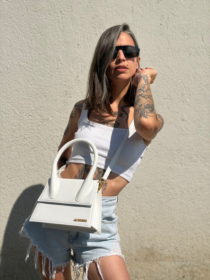 Le Grand Chiquito Jacquemus bianca