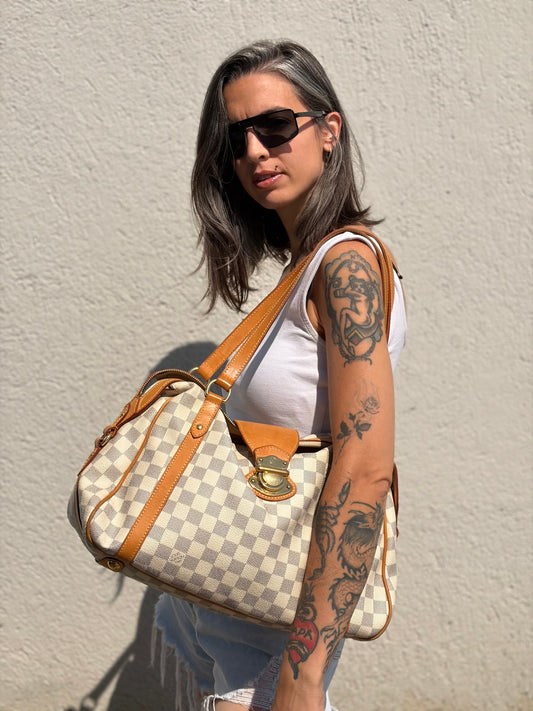 Borsa LV Stresa GM Damier Azur