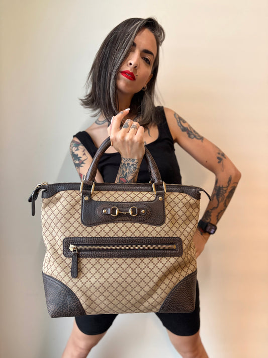 Borsa Gucci Horsebit Diamante