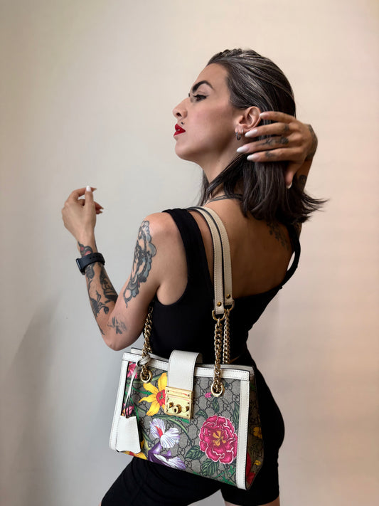 Gucci Padlock Flora