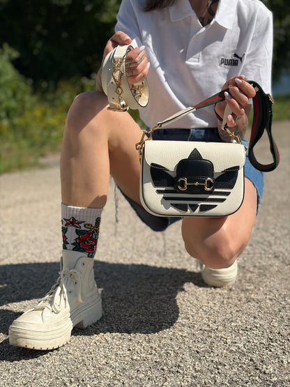 Tracolla Horsebit Gucci x Adidas