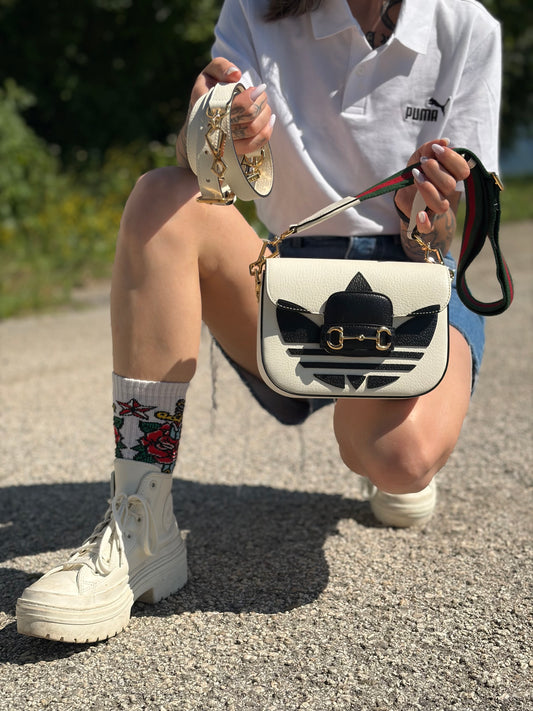 Tracolla Horsebit Gucci x Adidas