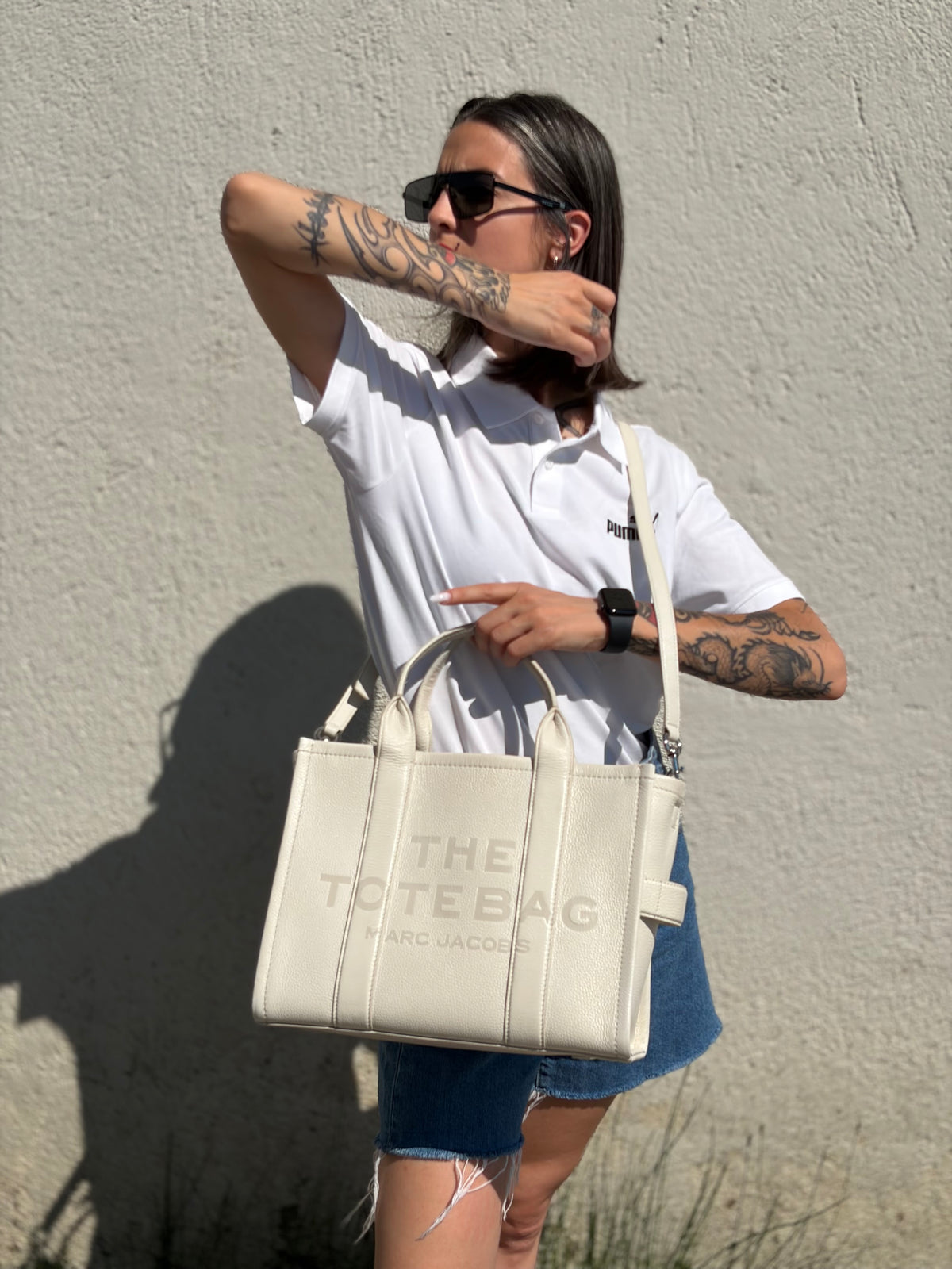The Medium Tote Bag Marc Jacobs bianca