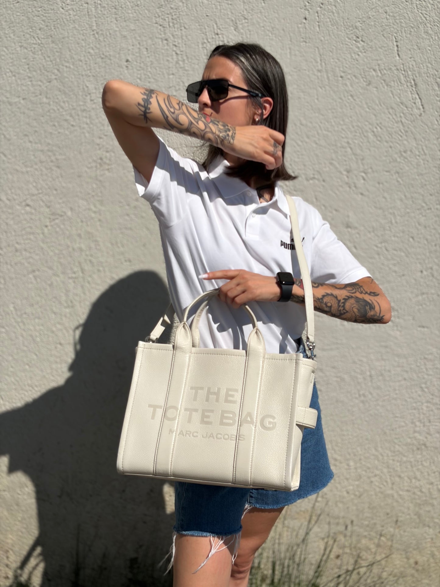 The Medium Tote Bag Marc Jacobs bianca