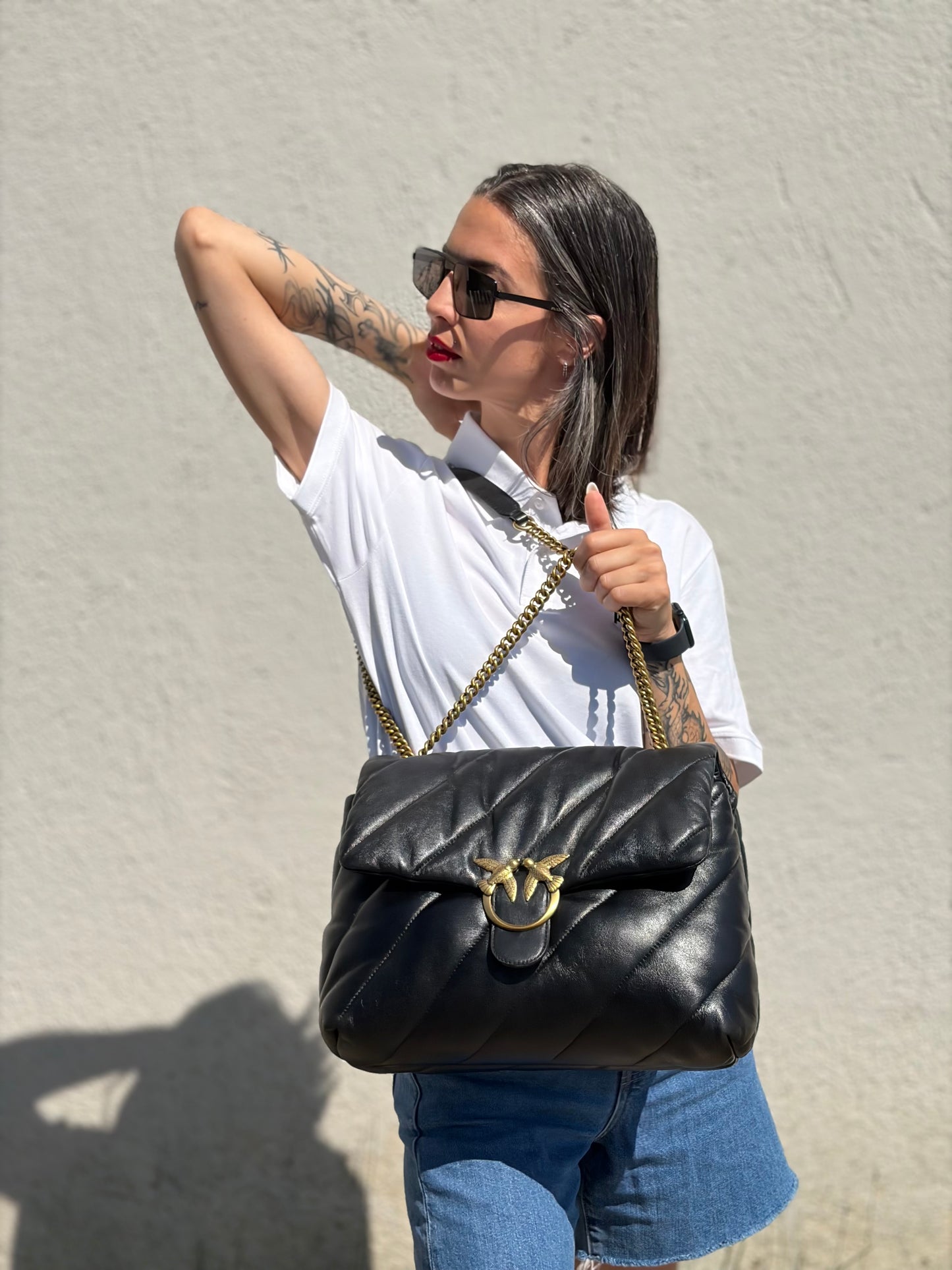 Borsa Pinko Maxi Love Puff